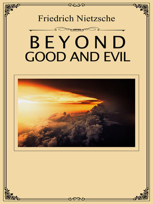 cover image of Beyond Good and Evil